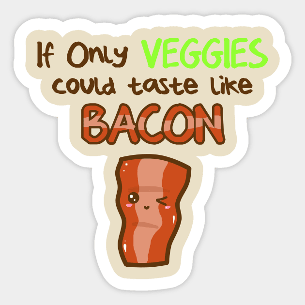 bacon Sticker by BerryBlossoms